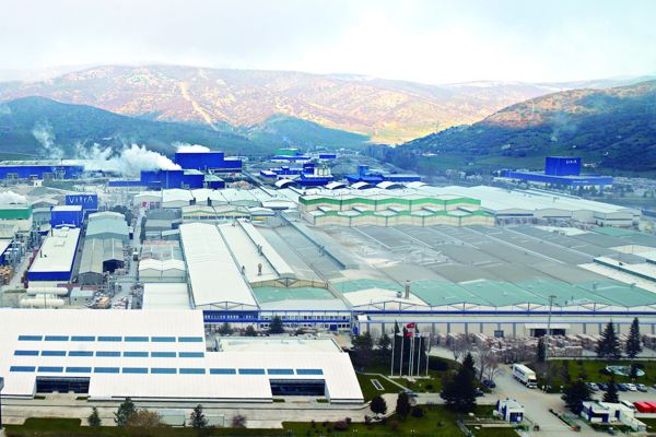 Das Bild zeigt den Produktionskomplex in Bozüyük.