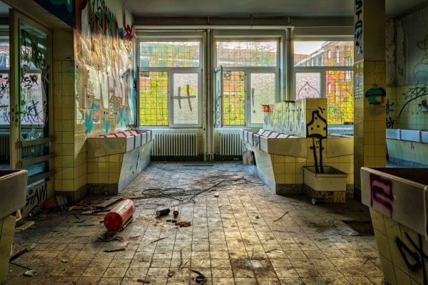 Die Sanitäranlagen in vielen deutschen Schulen sind in einem desolaten Zustand. 