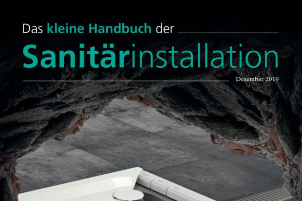 Cover des kleinen Handbuchs der Sanitär-Installation zum Thema Duschlösungen.