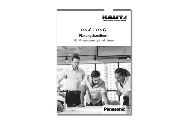 Cover des Kaut-Planungshandbuchs für VRF-Systeme von Panasonic.