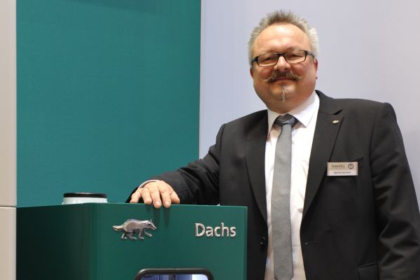 Der dachs InnoGen von SenerTec und Bernd Gercken, Vertriebsleitung Deutschland