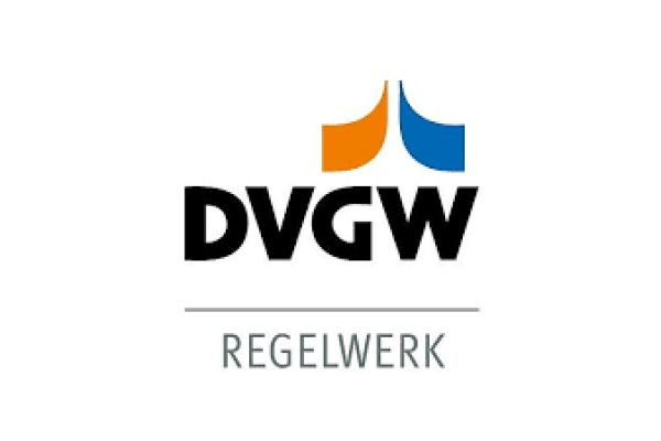 Das Bild zeigt das DVGW-Logo.