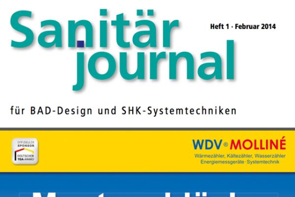 SanitärJournal – Heft 1, Februar 2014 SanitärJournal – Heft 1/2014 SanitärJournal – Heft 1, Februar 2014 SanitärJournal – Heft 1/2014