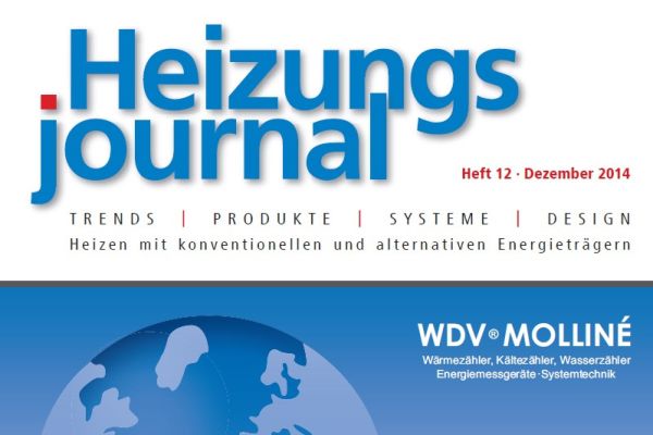 HeizungsJournal – Heft 12, Dezember 2014 HeizungsJournal – Heft 12/2014 HeizungsJournal – Heft 12, Dezember 2014 HeizungsJournal – Heft 12/2014