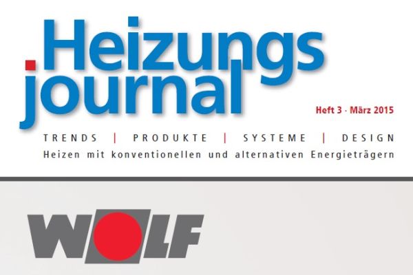 HeizungsJournal – Heft 3, März 2015 HeizungsJournal – Heft 3/2015 HeizungsJournal – Heft 3, März 2015 HeizungsJournal – Heft 3/2015