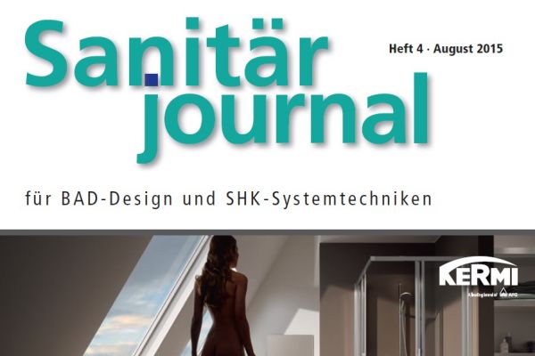 SanitärJournal – Heft 4, August 2015 SanitärJournal – Heft 4/2015 SanitärJournal – Heft 4, August 2015 SanitärJournal – Heft 4/2015