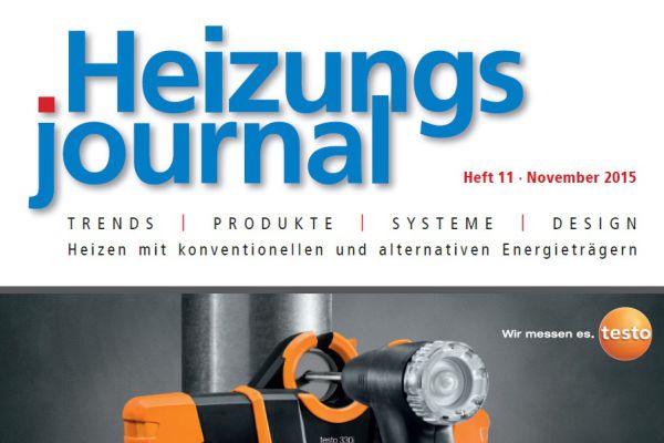 HeizungsJournal – Heft 11, November 2015 HeizungsJournal – Heft 11/2015 HeizungsJournal – Heft 11, November 2015 HeizungsJournal – Heft 11/2015