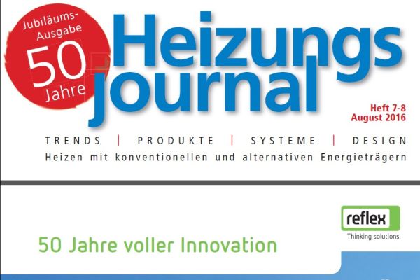 HeizungsJournal – Heft 7-8, August 2016 HeizungsJournal – Heft 7-8/2016 HeizungsJournal – Heft 7-8, August 2016 HeizungsJournal – Heft 7-8/2016