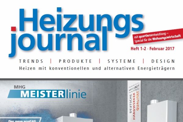 HeizungsJournal - Heft 1-2, Februar 2017 HeizungsJournal - Heft 1-2/2017 HeizungsJournal - Heft 1-2, Februar 2017 HeizungsJournal - Heft 1-2/2017