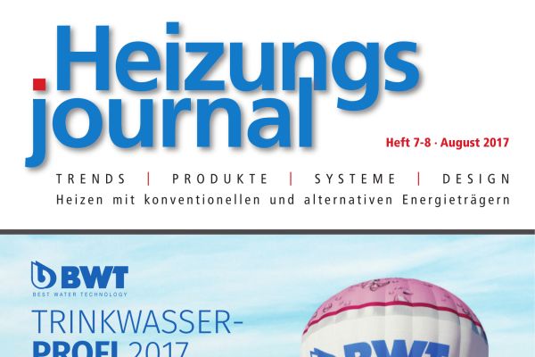 HeizungsJournal - Heft 7-8, August 2017 HeizungsJournal - Heft 7-8/2017 HeizungsJournal - Heft 7-8, August 2017 HeizungsJournal - Heft 7-8/2017