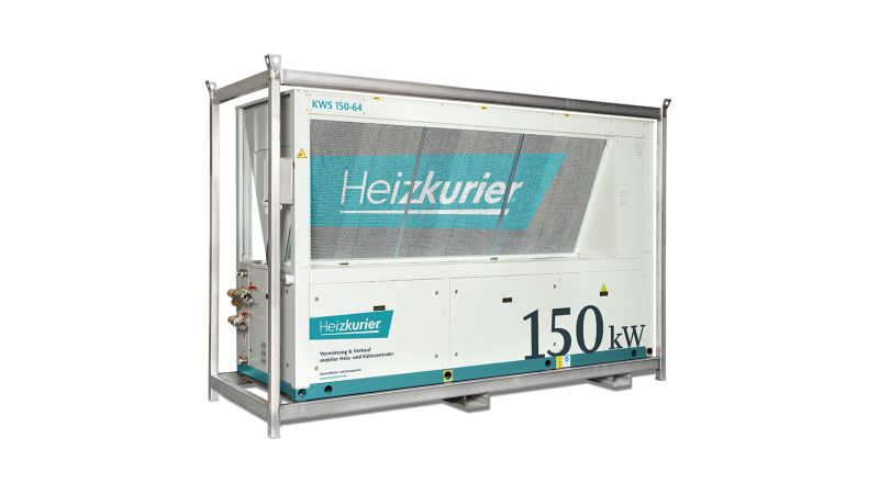 Eine mobile Kühlanlage von Heizkurier.