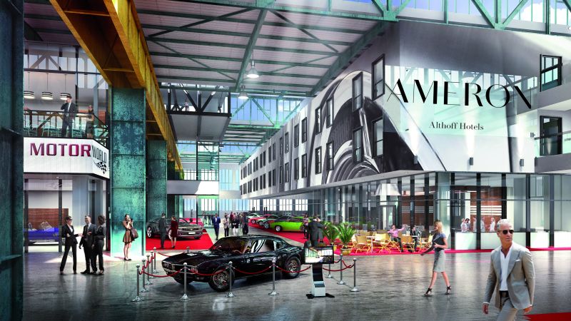 Abbildung: Die „Motorworld München“ präsentiert sich als ein Zentrum für mobile Leidenschaft.