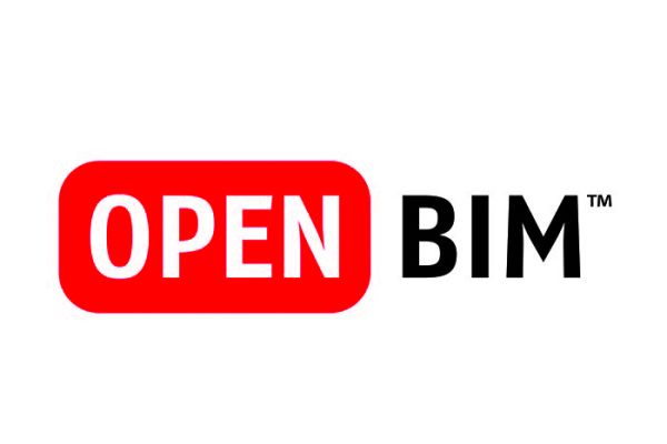 Das Bild zeigt das Logo: Open BIM.