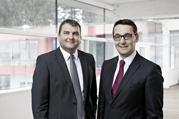 Die Inhaber von aqotec: Christian Plainer (links) und Christian Holzinger
