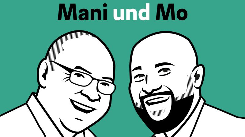 Schlüsselbild des Podcasts mit Mani und Mo.