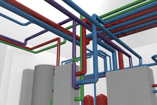 Alle physikalischen und funktionalen Eigenschaften eines Bauwerks werden bereits vor Baubeginn in einem 3D-Modell simuliert, geprüft, korrigiert
und aktualisiert.