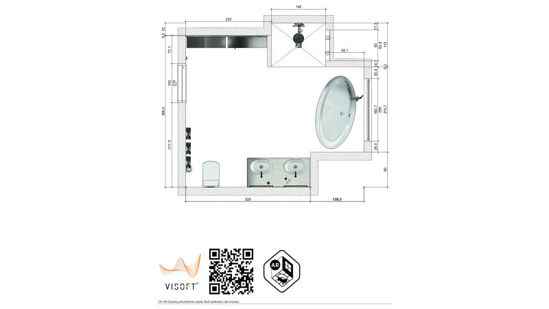 Für die Visualisierung stehen unterschiedliche Präsentationsmöglichkeiten und Technologien zur Verfügung, um das neue Bad wirken zu lassen. 
