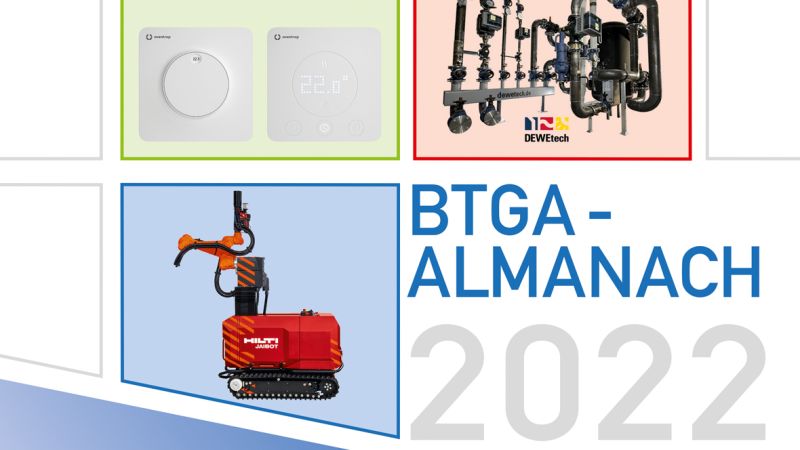 Bild zeigt Titel des BTGA Almanachs 2022