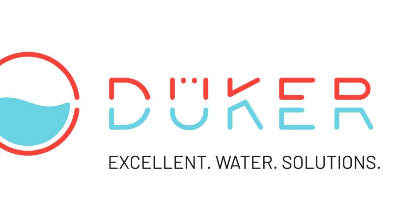 Das Bild zeigt das Düker-Logo.
 