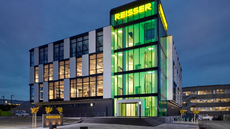 Das Gebäude der Firma Reisser AG.