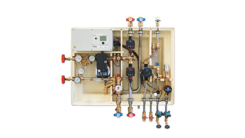 Die Kompaktstation-Version „ec.3“ erfüllt höchste hygienische Ansprüche bei den niedrigsten Rücklauftemperaturen, da sie Warmwasser nur im Bedarfsfall erzeugt und nicht speichert.