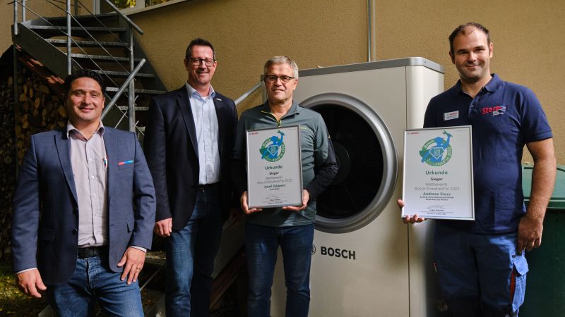 Bild zeigt Gewinner des Bosch Klimaheld*innen Wettbewerbs.