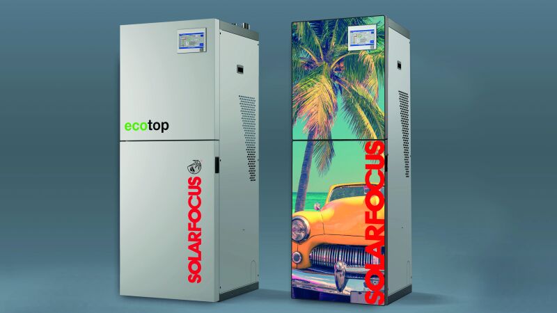 Die Design-Pelletkessel „ecotop zero“ und „ecotop light“ von Solarfocus sind in den Leistungsgrößen 15, 20 und 24 kW verfügbar.