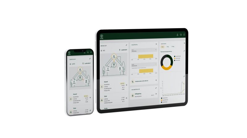 Das Energiemanagementsystem „ComfortEnergy“ von KWB koordiniert Energieerzeuger, Speicher und Verbraucher im Haushalt.