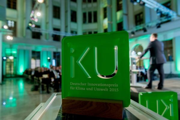 Das Bild zeigt den IKU (Deutscher Innovationspreis für Klima und Umwelt) 2015.