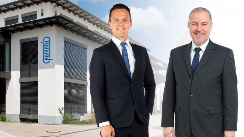 Der neue Vorstand der Hummel AG, Patrick Kemper (links) und Michael Nörr (rechts)
