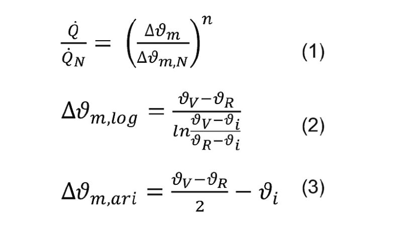 Gleichungen 1 bis 3.
