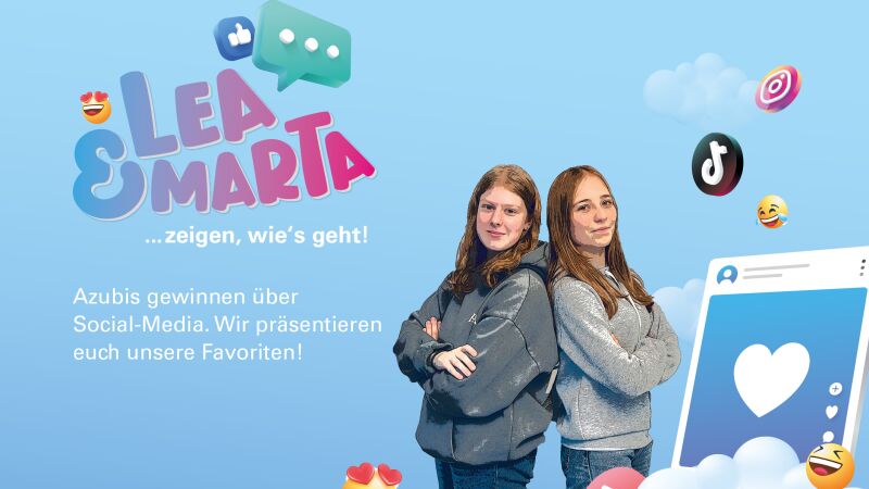 Lea und Marta im Einsatz für Social Media
