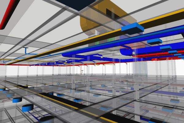 Ein 3D-Plan aus der Trimble-Planungssoftware 