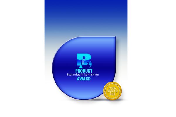 Das Bild zeigt das Logo des Produkt-Awards des ZVSHK.