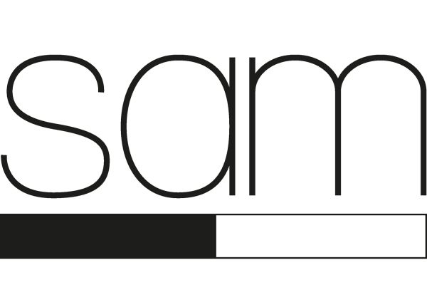 Das Bild zeigt das Logo von SAM. 