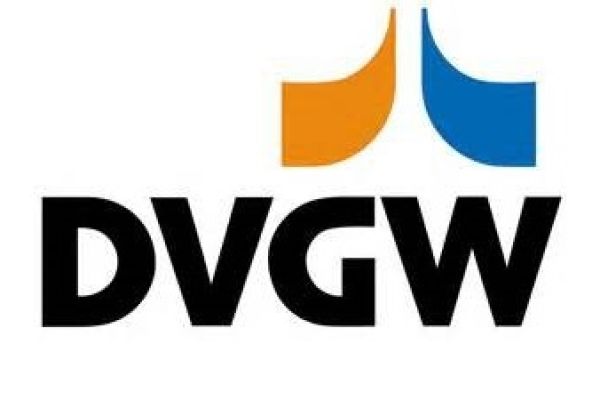 Das Logo des DVGW-Zertifikats.