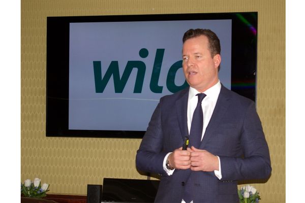 Wilo-Vorstandsvorsitzender Oliver Hermes konnte für 2016 mit 1,33 Mrd. Euro Umsatz einmal mehr ein Rekordergebnis verkünden. 
