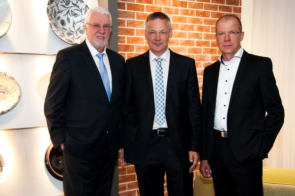 Das Bild zeigt Uwe Grahl, Felix Grönwaldt und Jörg Soyka.
