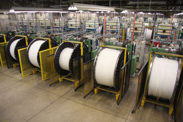 PEX-Rohr-Produktionshalle im amerikanischen Apple Valley, Minnesota.