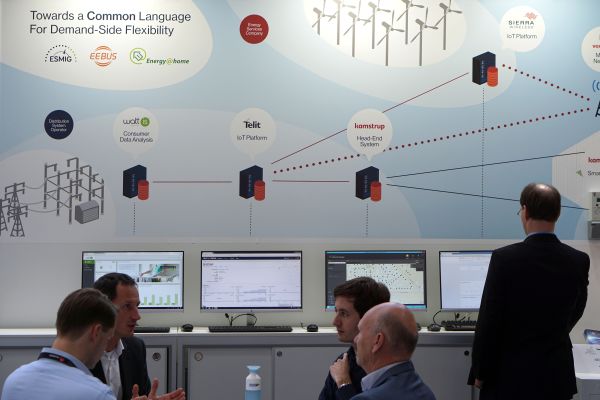 Ein Stand auf der European Utility Week.