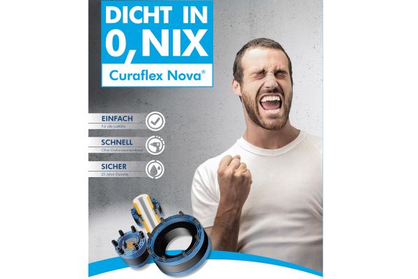 Das Bild zeigt die „Dicht in Null Komma Nix“-Kampagne.