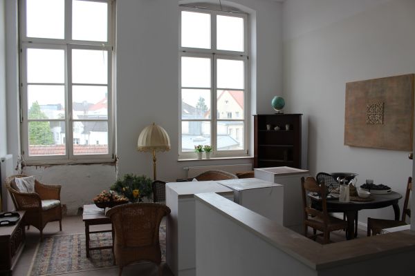 Ein Wohnraum in der neuen Senioren-Wohnanlage in Oldenburg.