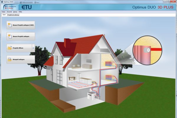 Screenshot der Software 