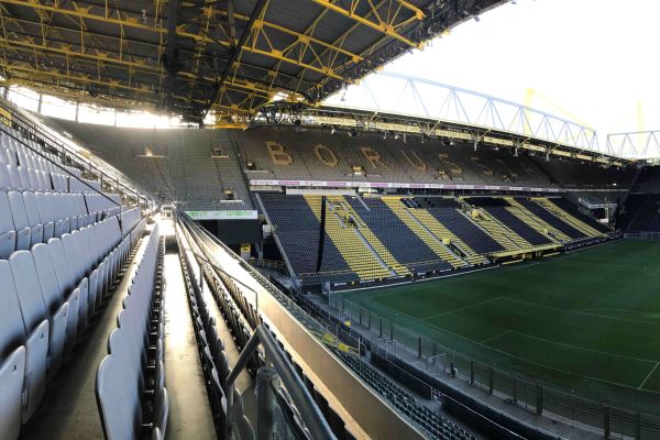 Das Dortmunder Fußballstadion.