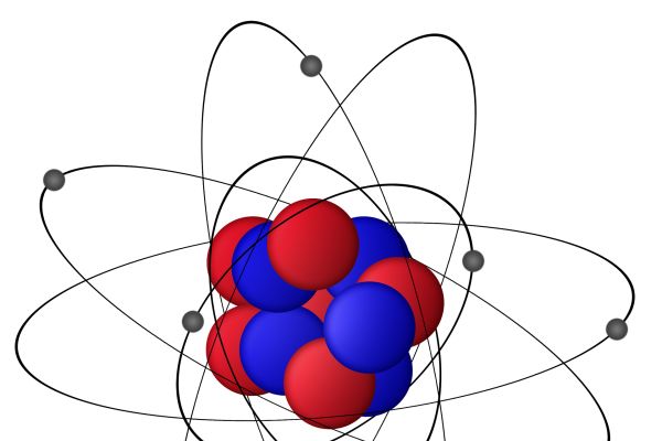 Die Grafik zeigt ein Kohlenstoff-Atom.