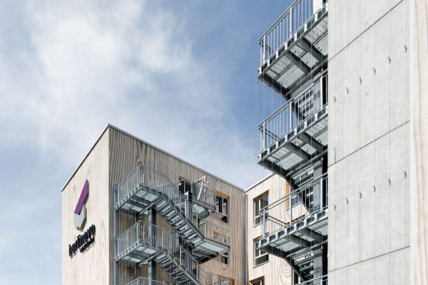 Sechsgeschossiges Apartmenthaus für Studierende in Berlin.
