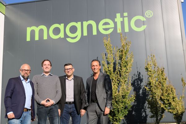 Ralf Traunfelder-Pietsch, Stefan Krämer, Alexander Bollheimer und magnetic-Geschäftsführer Michael Bader.
