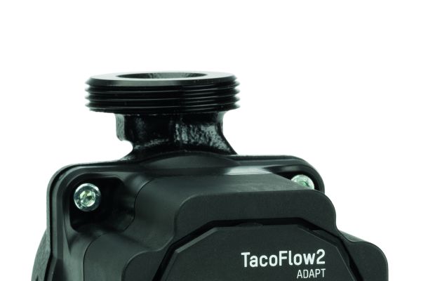 Das Bild zeigt die Umwälzpumpe „TacoFlow2 Adapt“ im neuen Design.