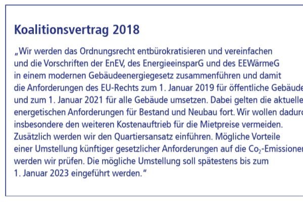 Auszug aus dem Koalitionsvertrag 2018 von SPD und CDU/CSU.