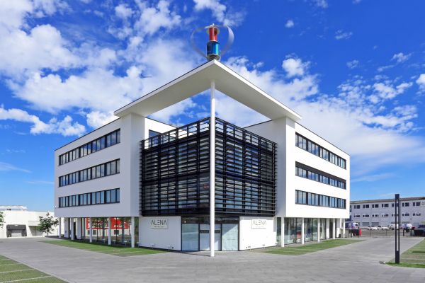 Das Alena-Kompetenzzentrum für ganzheitliches Bauen & Wohnen in Gießen.